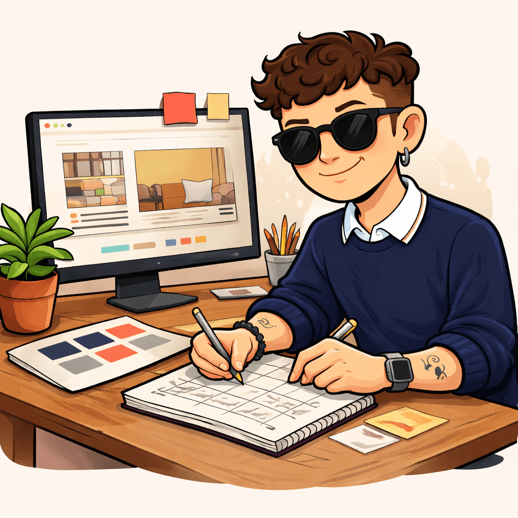Illustrazione servizio web design